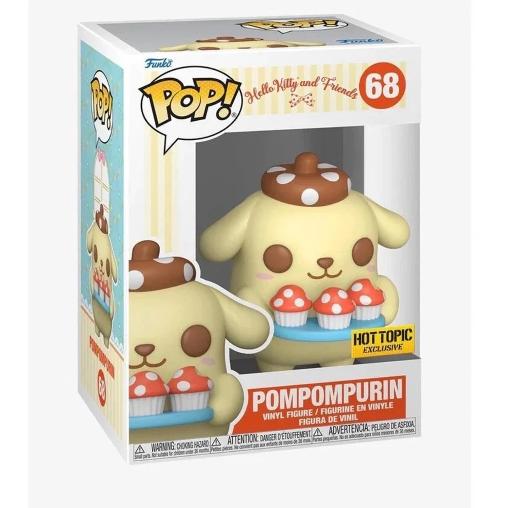 Funko Pop Hello Kitty and Friends Pompompurin 68 HotTopic Exclusive Vinyl Figure